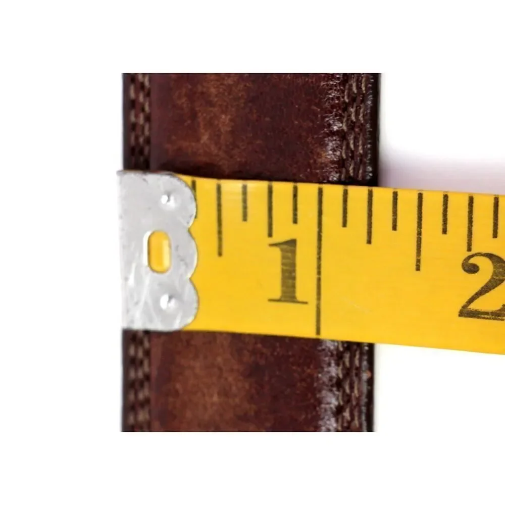BRIGHTON BROWN GENUINE LEATHER 1 1/4